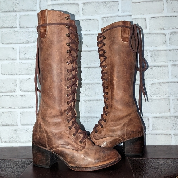 FreeBird Vntg GRANY Old Style Victorian Lace Boots size 8 - Picture 9 of 16